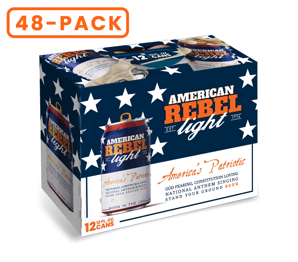 American Rebel Light - 48 PACK (12oz Cans)