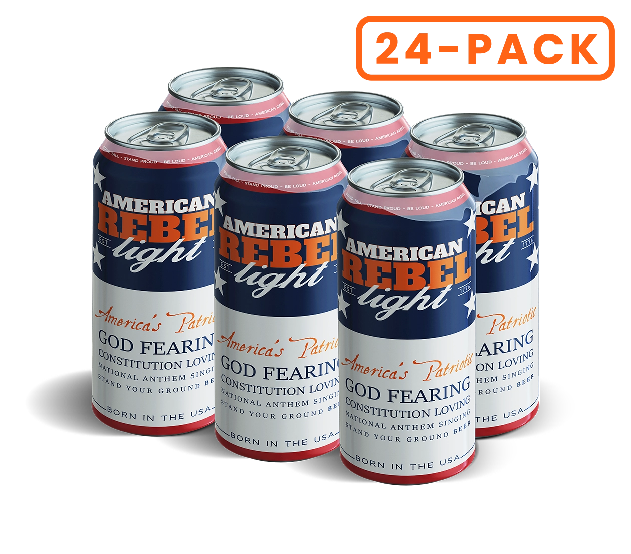 American Rebel Light - 24 Cans (16 oz)